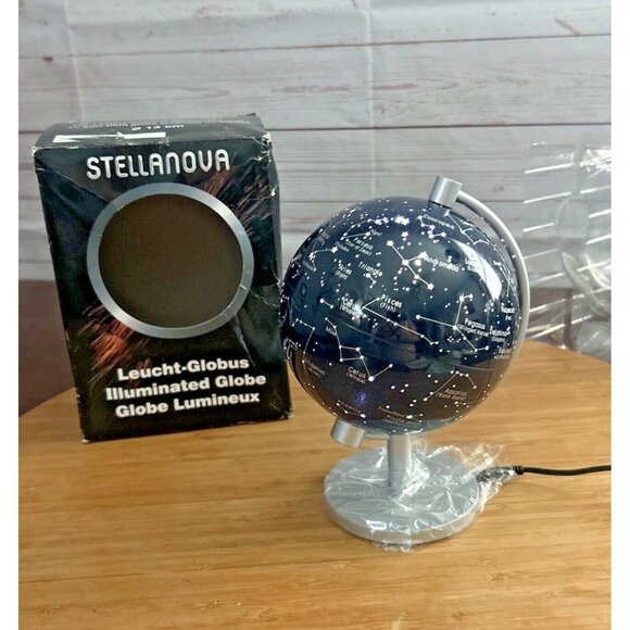 Stella Nova Illuminating Globe Star  5" (13cm) With power Cord New in box - Picture 1 of 6